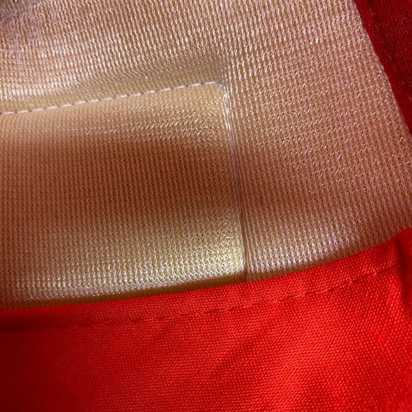 Vintage Trucker hat Mesh Cap Snapback Red Black Stripes DUNIECE Bros. Trucking - Picture 10 of 10